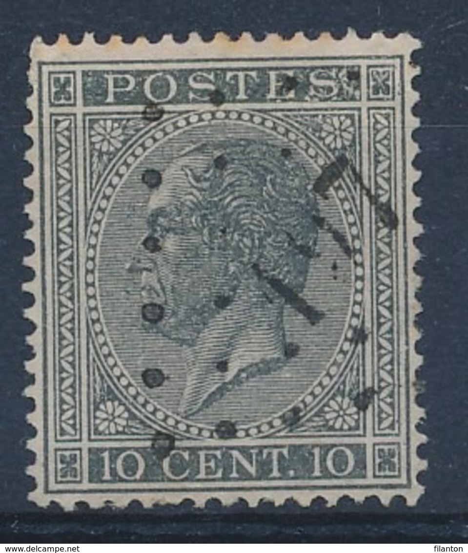 BELGIE - OBP Nr 17A - Gest./obl. P197  "JEMEPPE" (ref. ST 1238) - 1865-1866 Profile Left