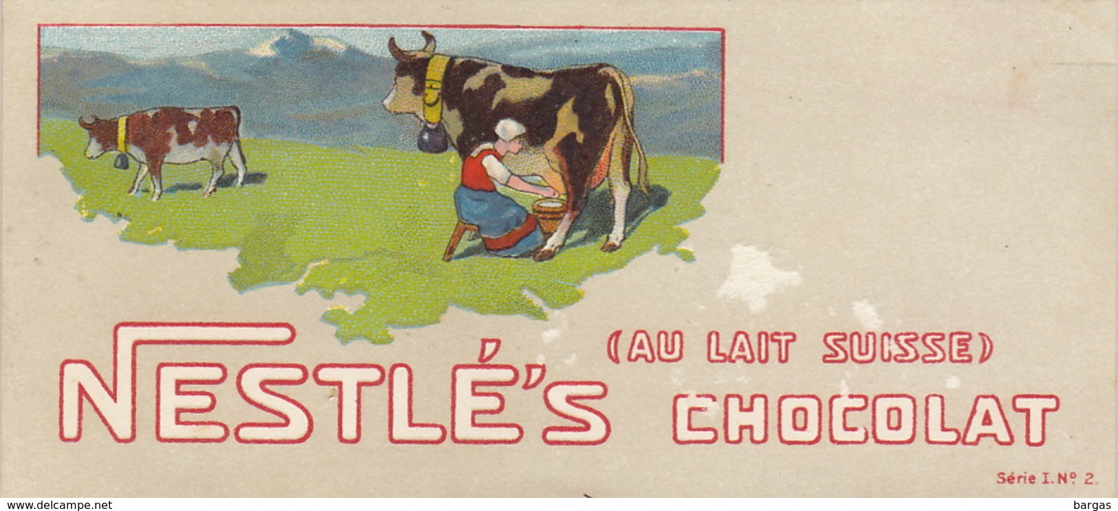 Chromo Nestlé Au Lait Suisse - Nestlé