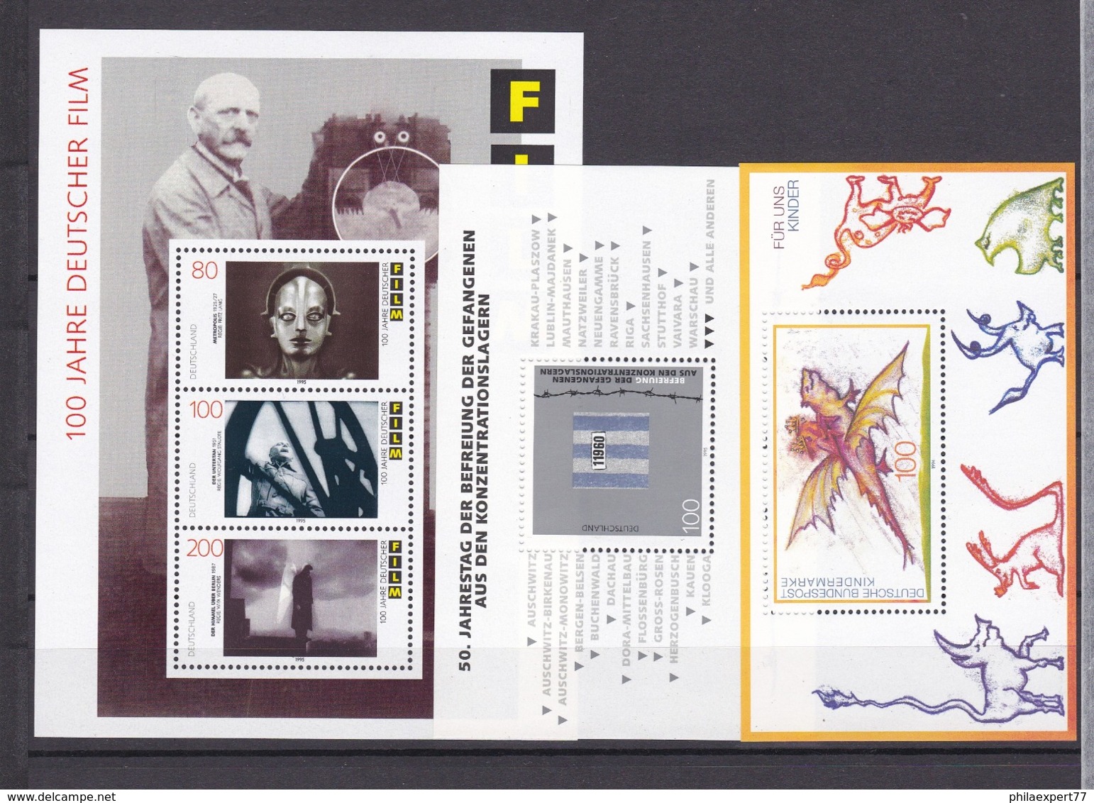 BRD - 1990/95 - Block Sammlung - Postfrisch - Ungebraucht