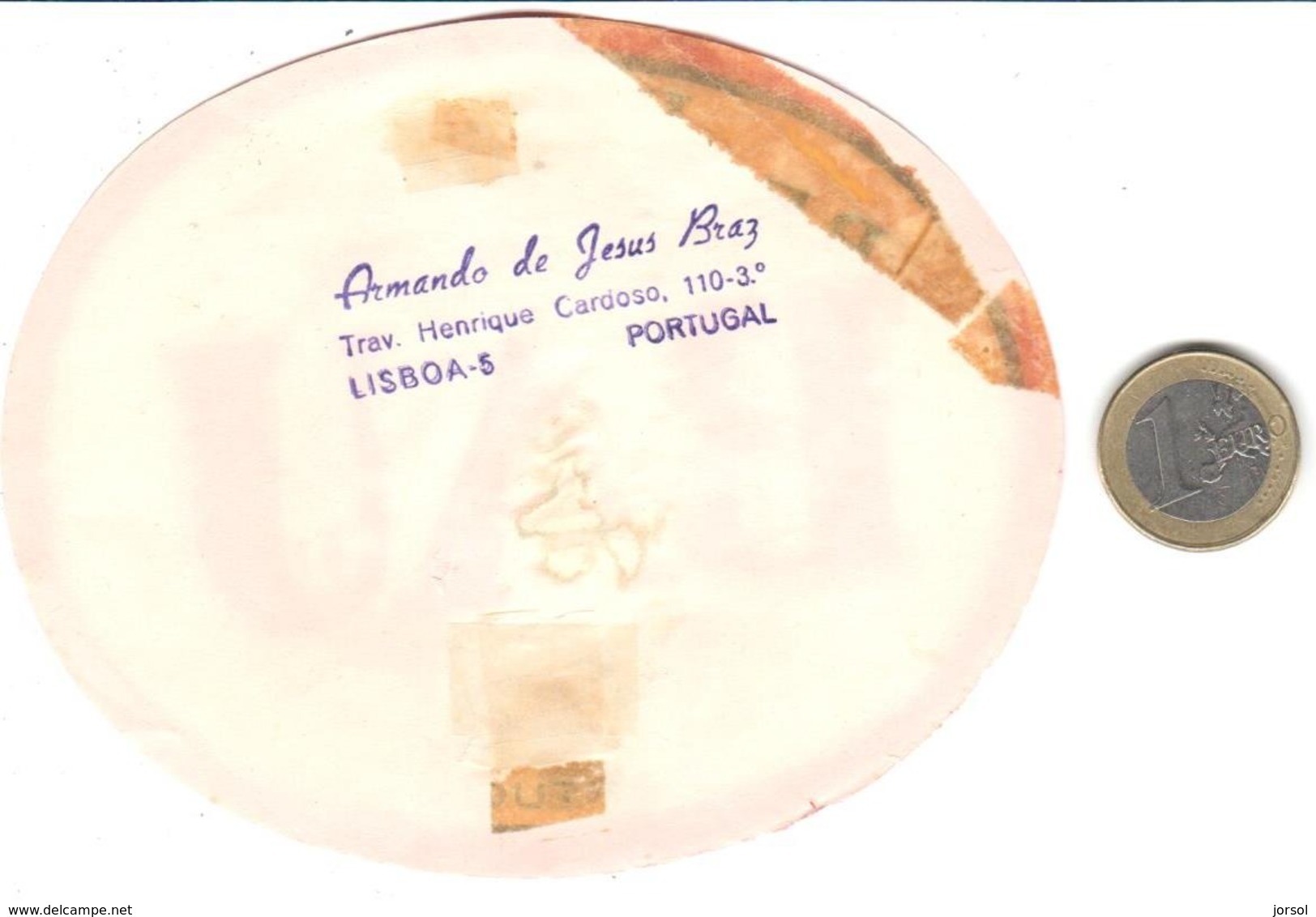 ETIQUETA DE HOTEL  - HOTEL RESTAURANTE BAU  -ALCOBAÇA  -PORTUGAL  (ROTURA PARTE SUPERIOR IZQUIERDA) - Hotel Labels