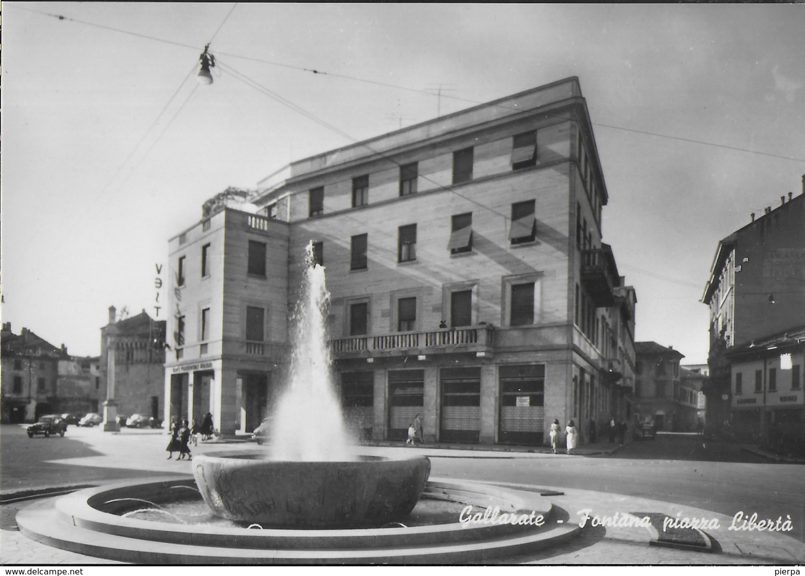 LOMBARDIA - GALLARATE - PIAZZA LIBERTA' - NUOVA ORIGINALE ANNI '50 - Other & Unclassified