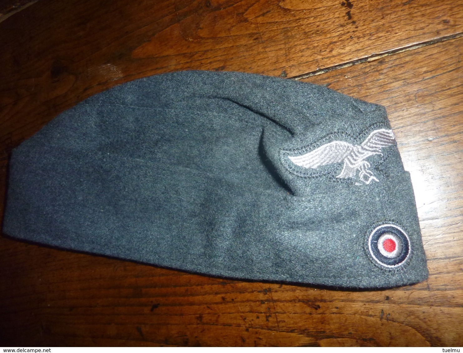 Accessoire  CALOT MILITAIRE ALLEMAND WWII WW2 UNIFORME TROUPE "feldmütze" De La Luftwaffe - Divise