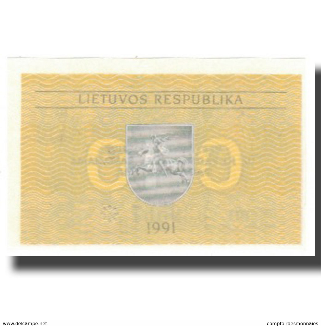 Billet, Lithuania, 0.10 Talonas, KM:29b, NEUF - Litouwen
