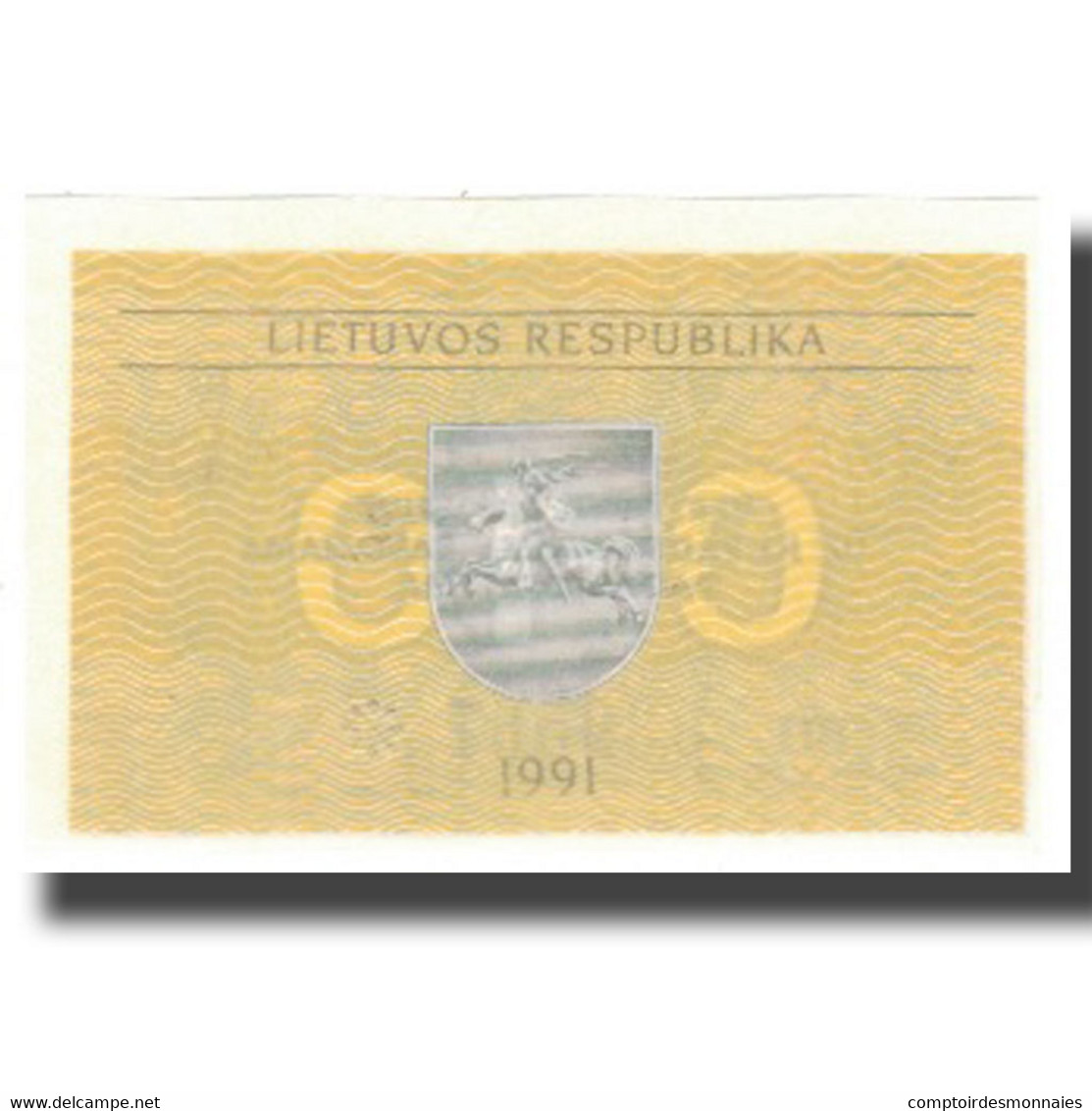 Billet, Lithuania, 0.10 Talonas, KM:29b, NEUF - Lituania