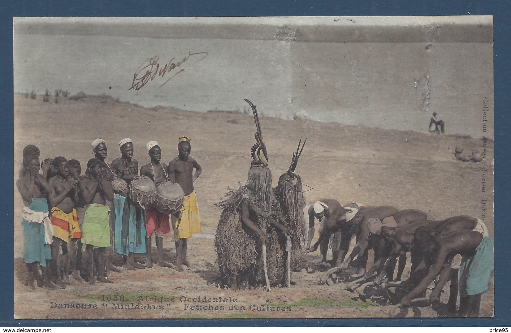 Sénégal - Afrique Occidentale - Carte Postale - Dakar - Danseurs Minlankas - Fétiches Des Cultures - Sénégal