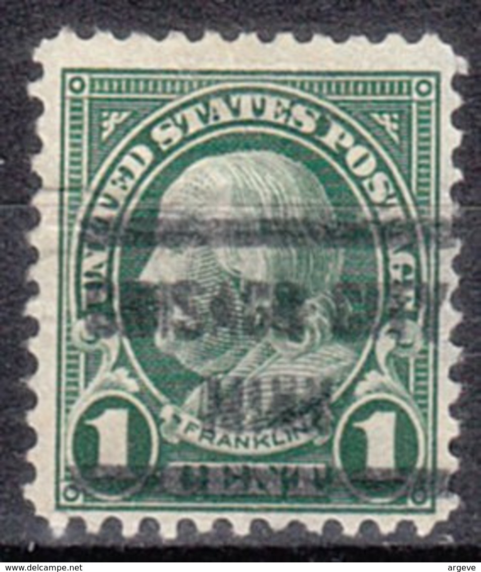 USA Precancel Vorausentwertung Preo, Locals Minnesota, Chisago City 552-577, Stamp Thin - Vorausentwertungen