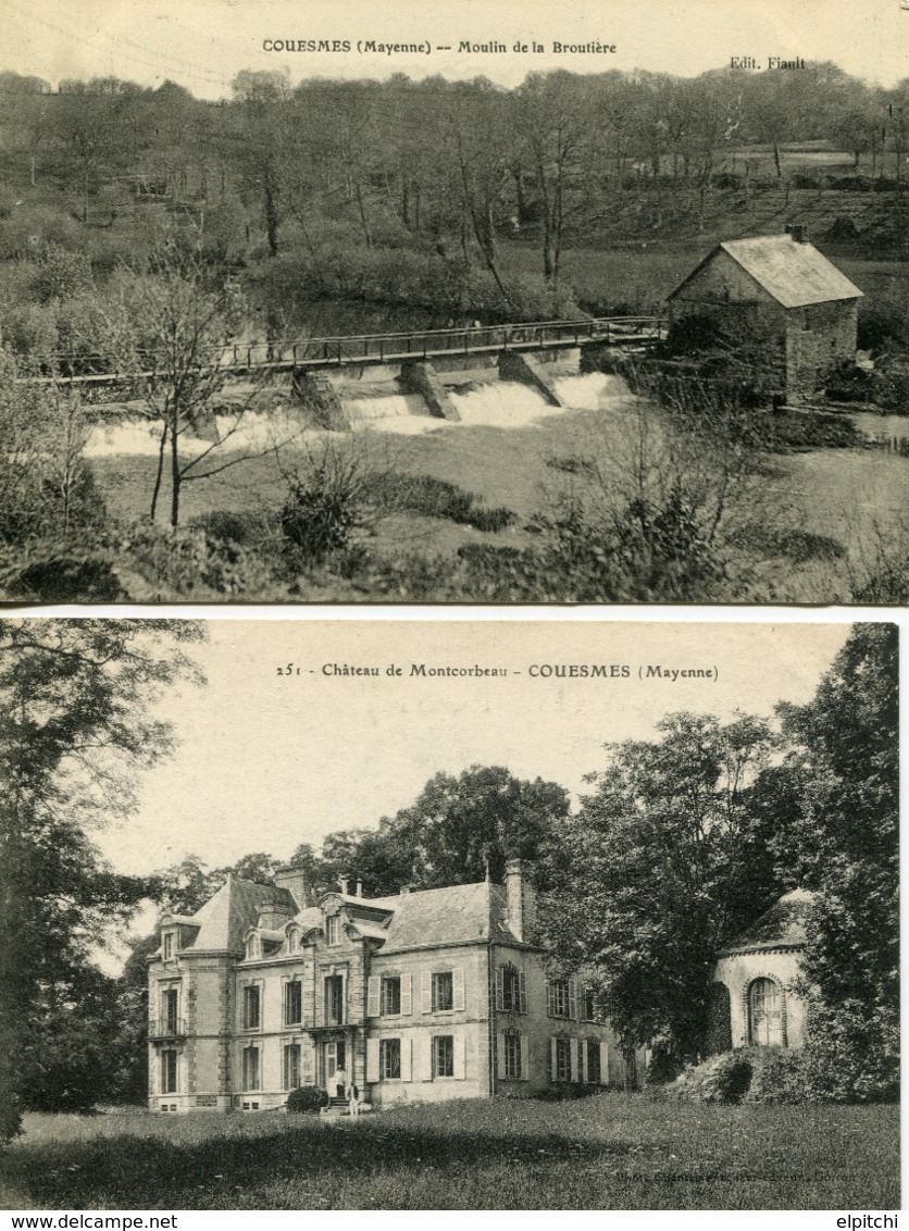 53 Mayenne  Couesnes 8 CP Circulées   Même Collection Pour Le 53 De Schmit Interprète Pour Les Prisonniers. - Sonstige & Ohne Zuordnung