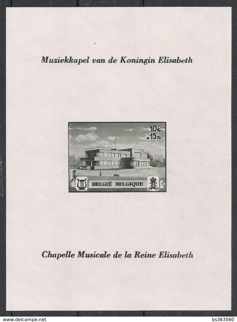 Belgique - Bloc 14 (Timbre COB N° 537B) - Chapelle Musicale - Neuf Sans Charnière (**) - à 15 % - 1924-1960