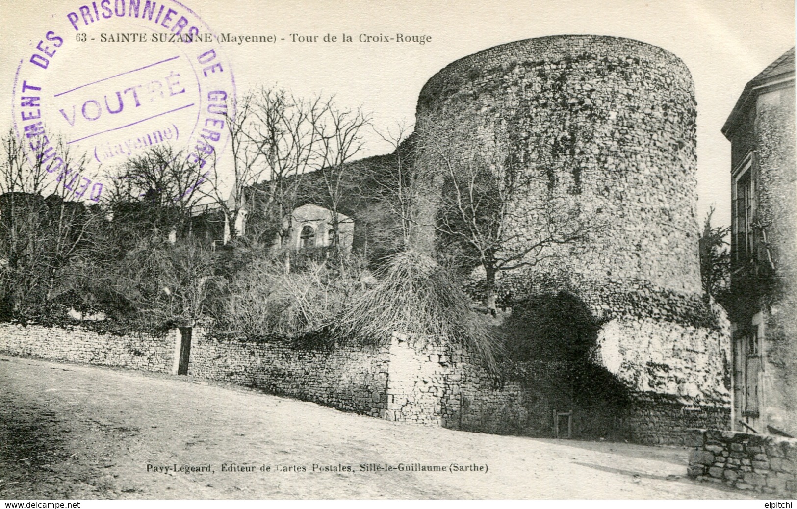 53 Mayenne Sainte Suzanne 11 CP Circulées Tanpons  Même Collection Pour Le 53 De Schmit Interprète Pour Les Prisonniers. - Sainte Suzanne