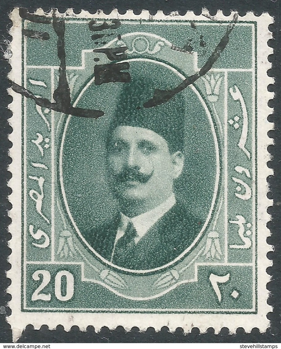 Egypt. 1923 King Fuad I. 20m Used. SG 118 - Used Stamps
