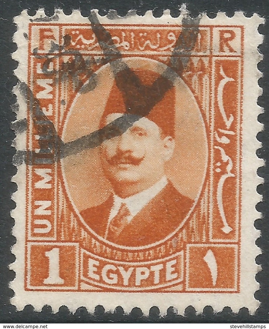 Egypt. 1927 King Fuad I. 1m Used. SG 148 - Used Stamps