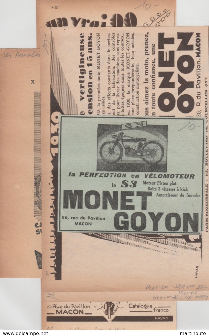 -  Publicités Pour Cyclomoteurs, Motos - 001 - Moto