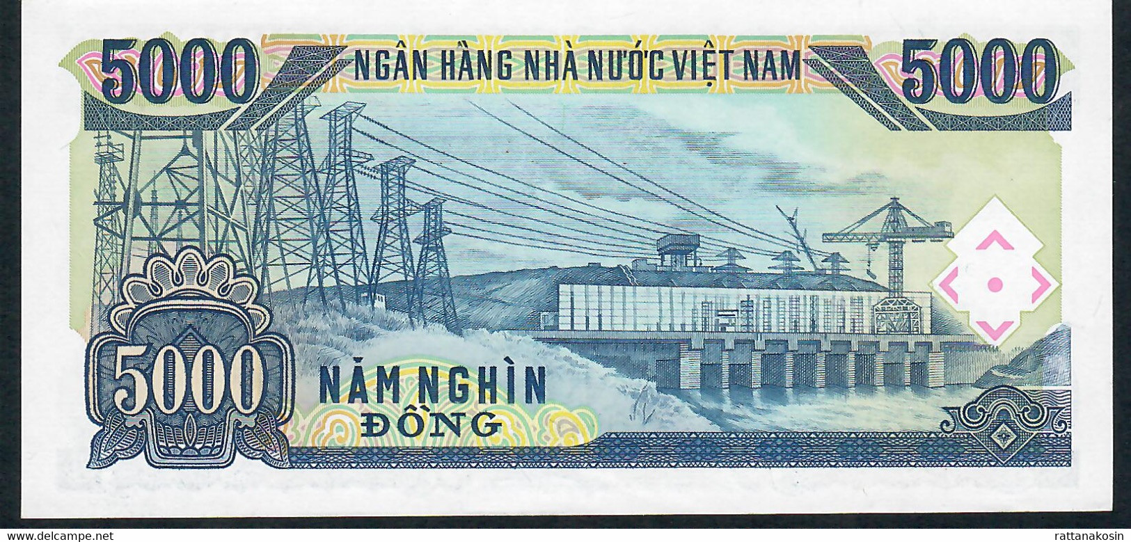 VIETNAM P108 5000 DONG 1991 #FB     UNC. - Vietnam