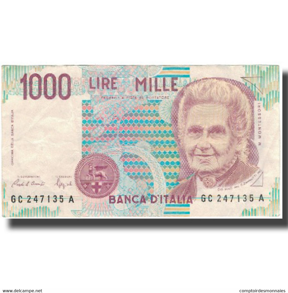 Billet, Italie, 1000 Lire, KM:114a, TTB - 1000 Lire