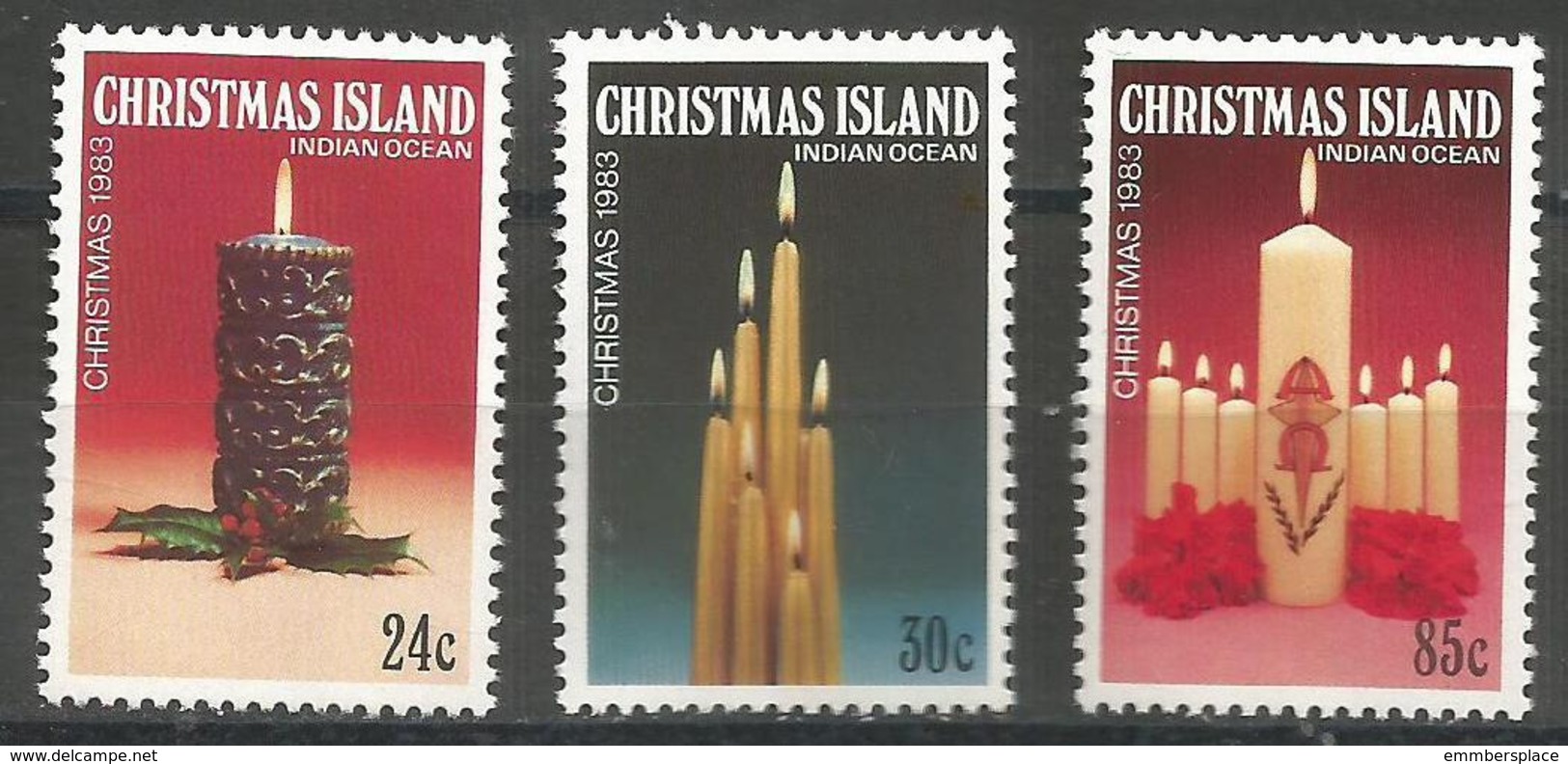 Christmas Island - 1983 Christmas  MNH **    Sc 145-7 - Christmas Island