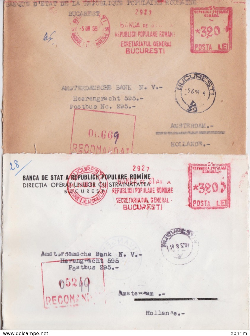 ROUMANIE ROMANIA - Beau Lot Varié De 121 Enveloppes En Affranchissement Automatique Machine Stampless Mail Covers EMA - Macchine Per Obliterare (EMA)