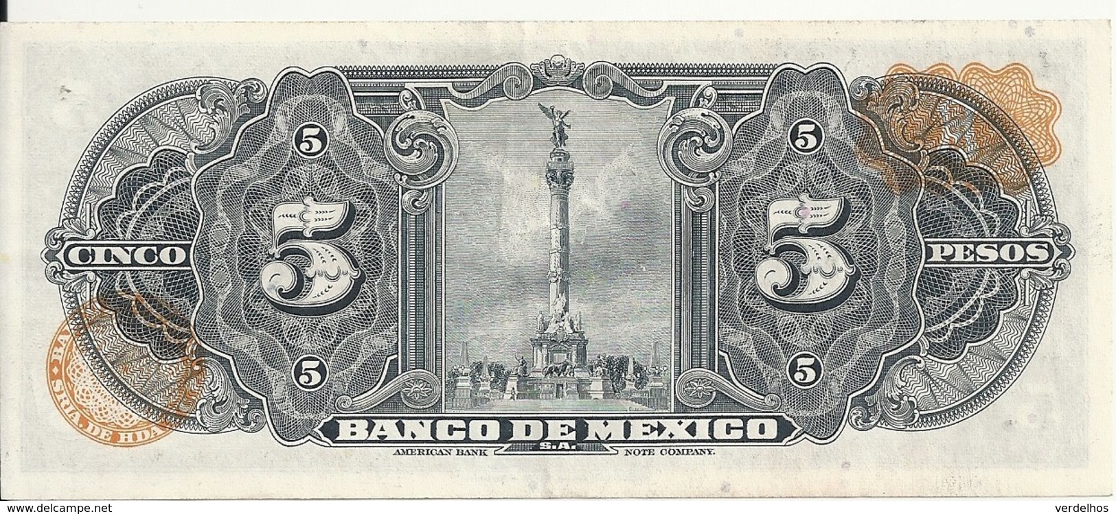 MEXIQUE 5 PESOS 1970 XF+ P 60 K - Mexico