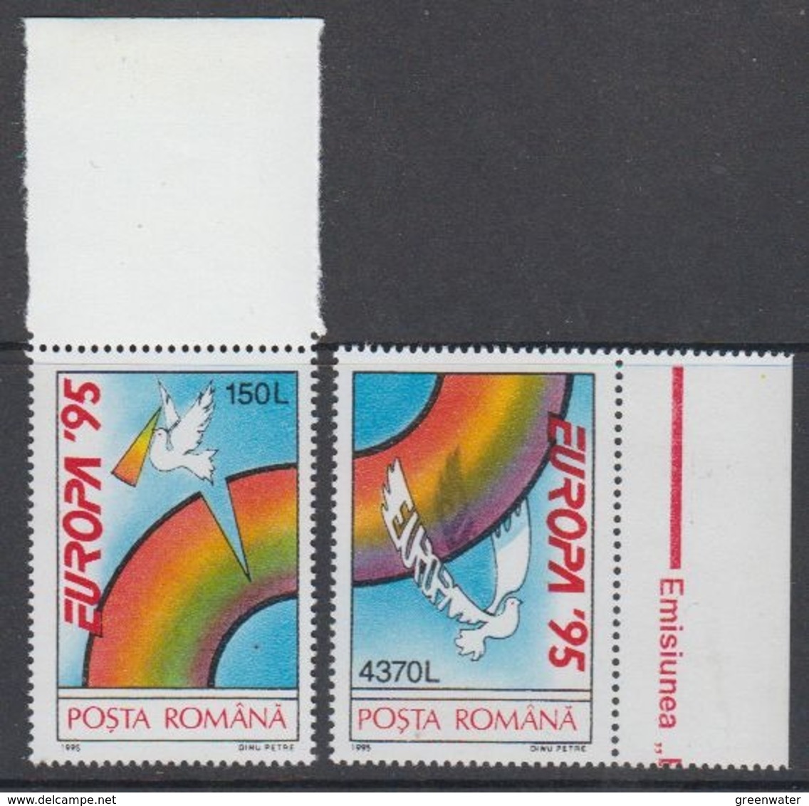 Europa Cept 1995 Romania 2v  (+margin) ** Mnh (45215A) - 1995
