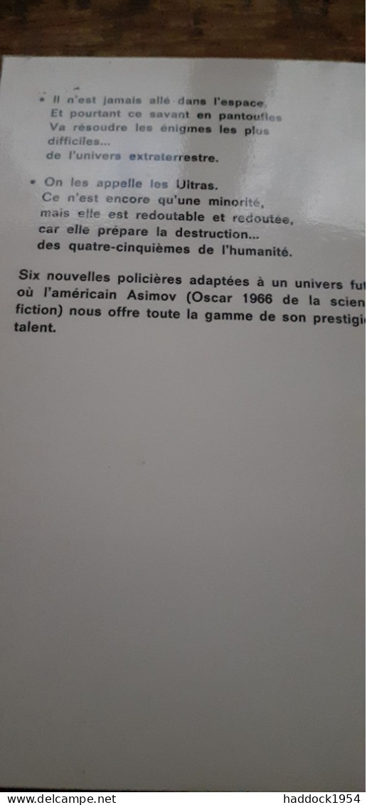 histoires mystérieuses tome 1 et 2 ISAAC ASIMOV éditions denoël 1971