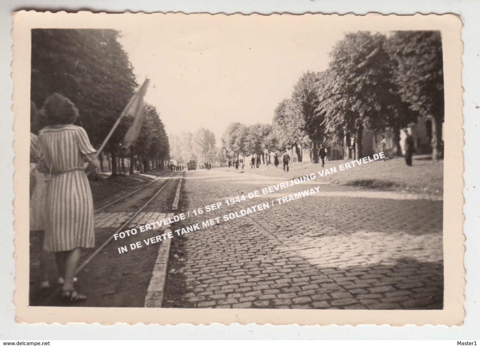 FOTO ERTVELDE / 16 SEP 1944 DE BEVRIJDING VAN ERTVELDE - Evergem