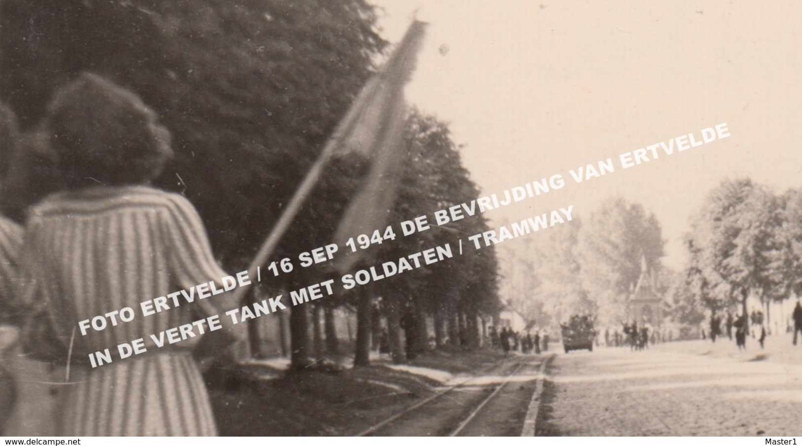 FOTO ERTVELDE / 16 SEP 1944 DE BEVRIJDING VAN ERTVELDE - Evergem