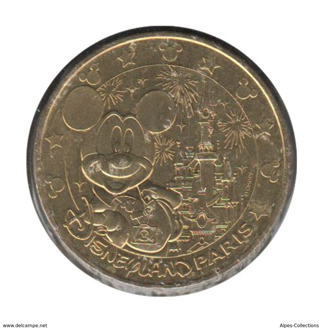 77014 - MEDAILLE TOURISTIQUE MONNAIE DE PARIS 77 - Disneyland Le Château - 2016 - 2016