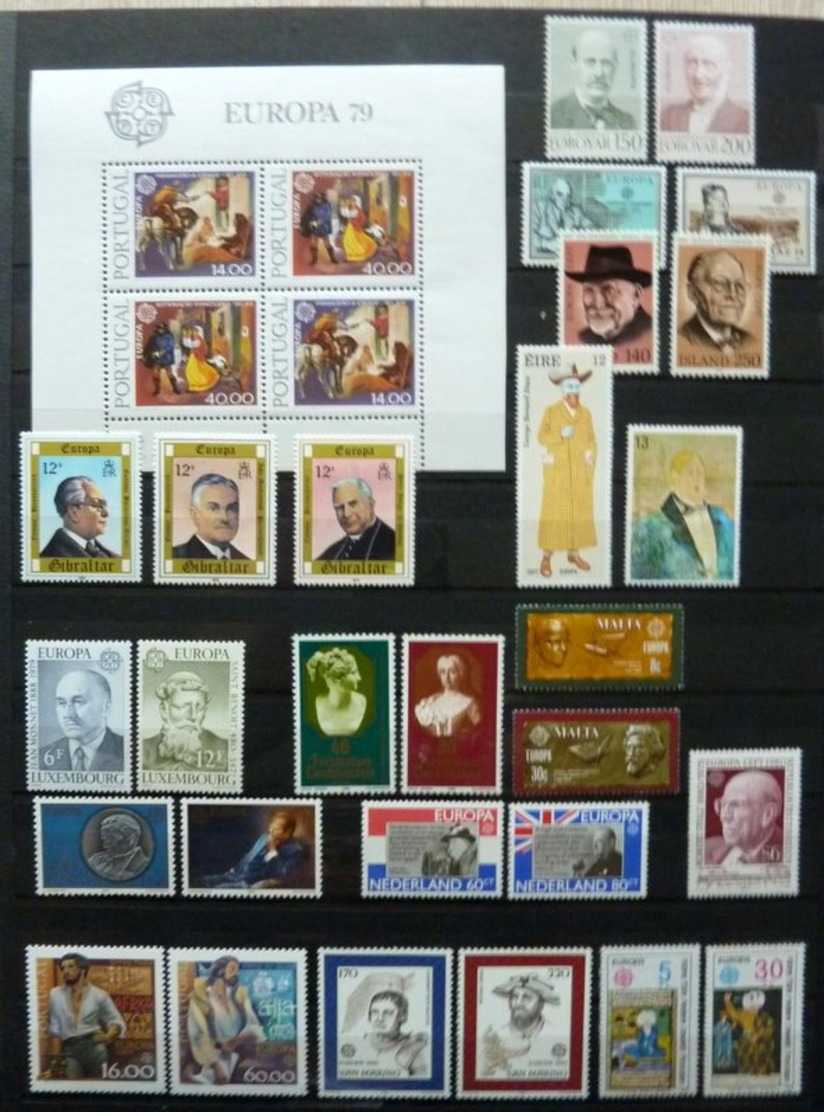 Europe/CEPT collection in 3 stockbooks 1956-1981 + 59x FDC High catalogue value!!