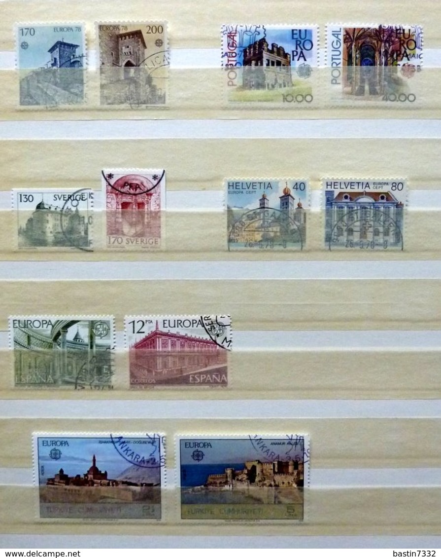 Europe/CEPT collection in 3 stockbooks 1956-1981 + 59x FDC High catalogue value!!