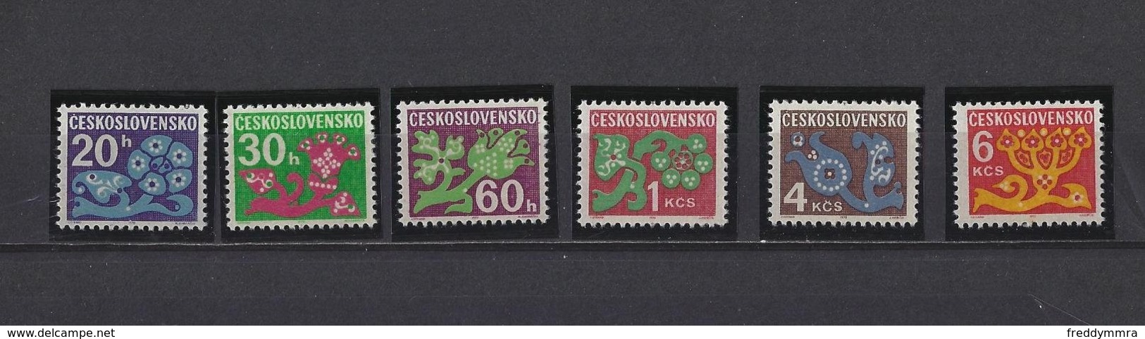 Tchécoslovaquie: 104/ 106 + 108 + 112/ 113 ** - Timbres-taxe