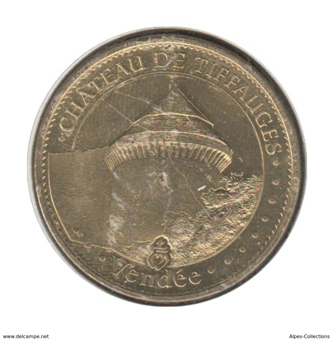 85014 - MEDAILLE TOURISTIQUE MONNAIE DE PARIS 85 - Château De Tiffauges - 2015 - 2015