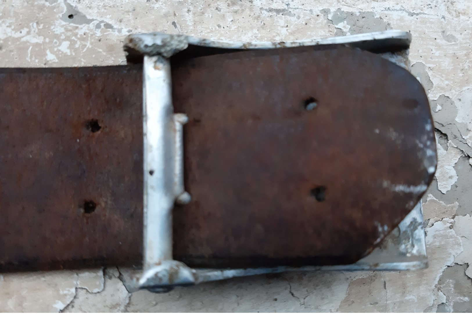 Cinturone Tedesco Nazista Per HITLERJUGEND (HJ) Con Fibbia In Alluminio Marcata (GERMANIA WW2) - Equipo
