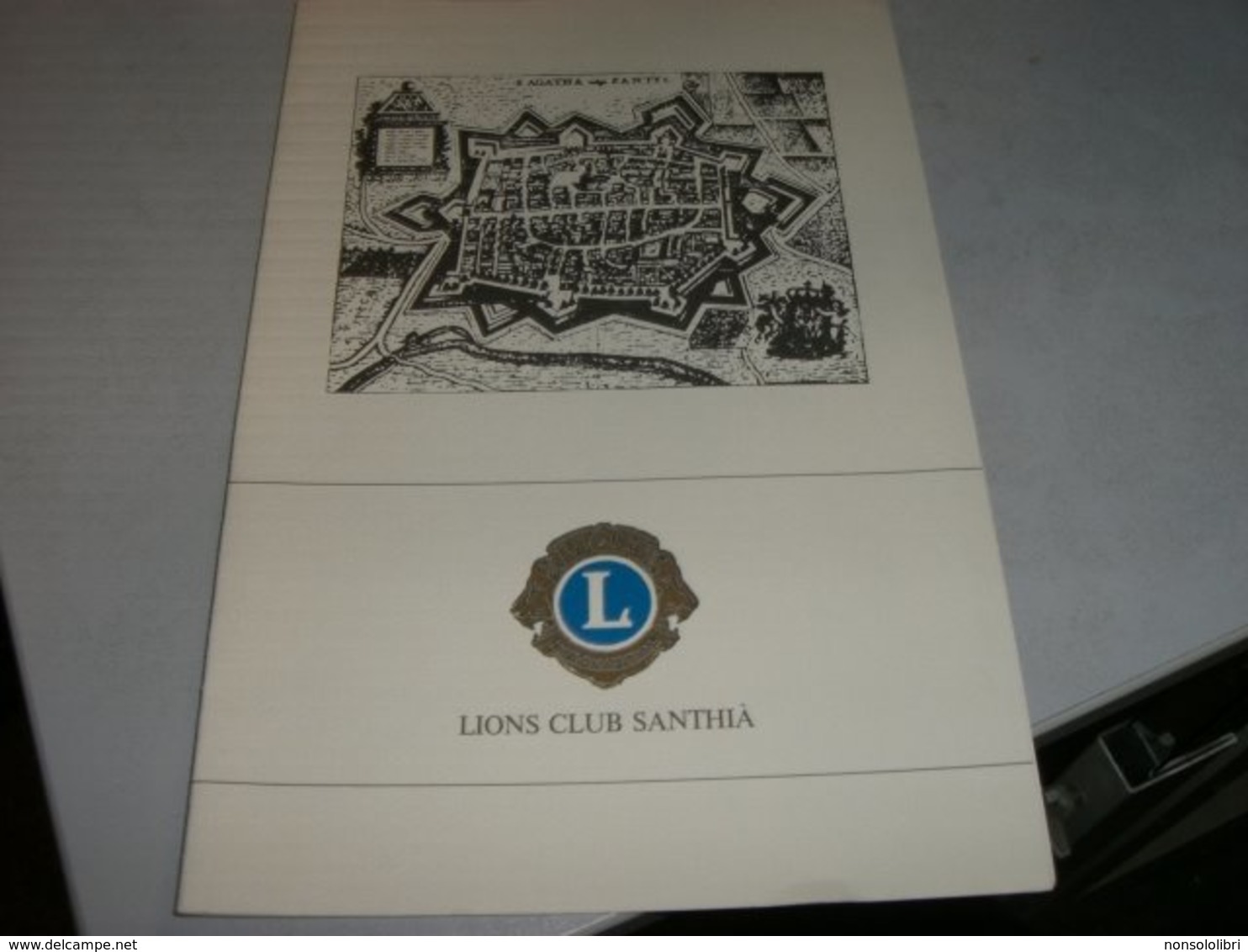 MENU' LIONS CLUB SANTHIA' 1991 - Menu