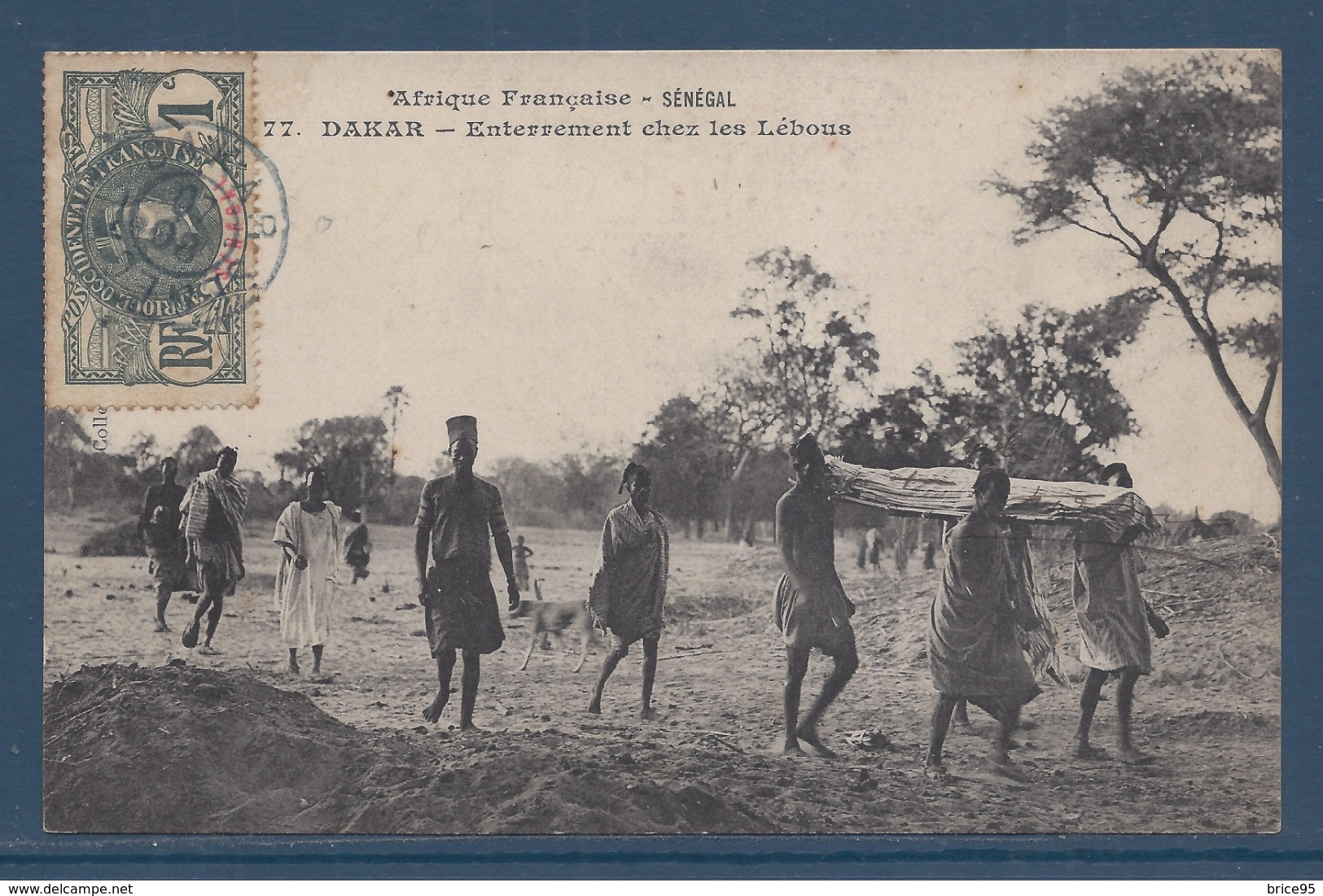 Sénégal - Afrique Occidentale - Carte Postale - Dakar - Enterrement Chez Les Lébous - Sénégal