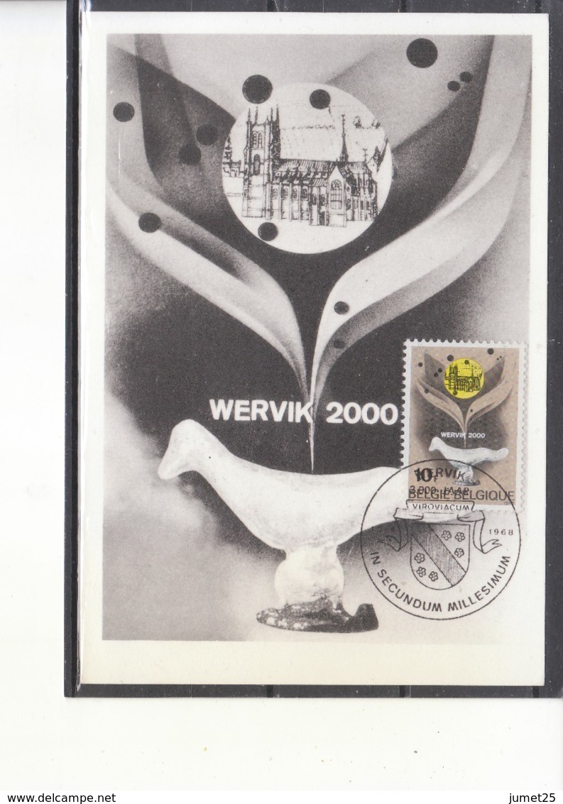 1451 Wervik Et Pigeonneau Romain En Pierre Blanche - 1961-1970