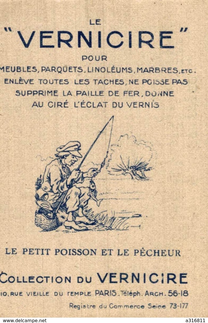 LE VERNICIRE LE PETIT POISSON ET LE PECHEUR - Autres & Non Classés