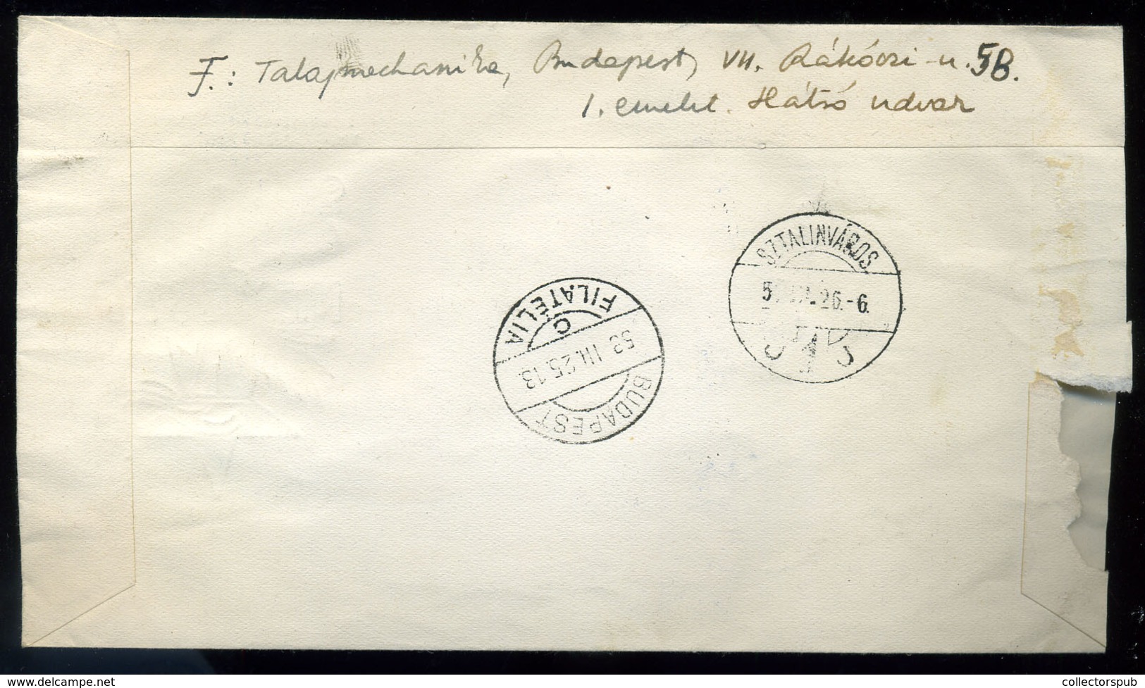 BUDAPEST 1953. Expressz Sztálin FDC  /  Express Stalin FDC - Cartas & Documentos