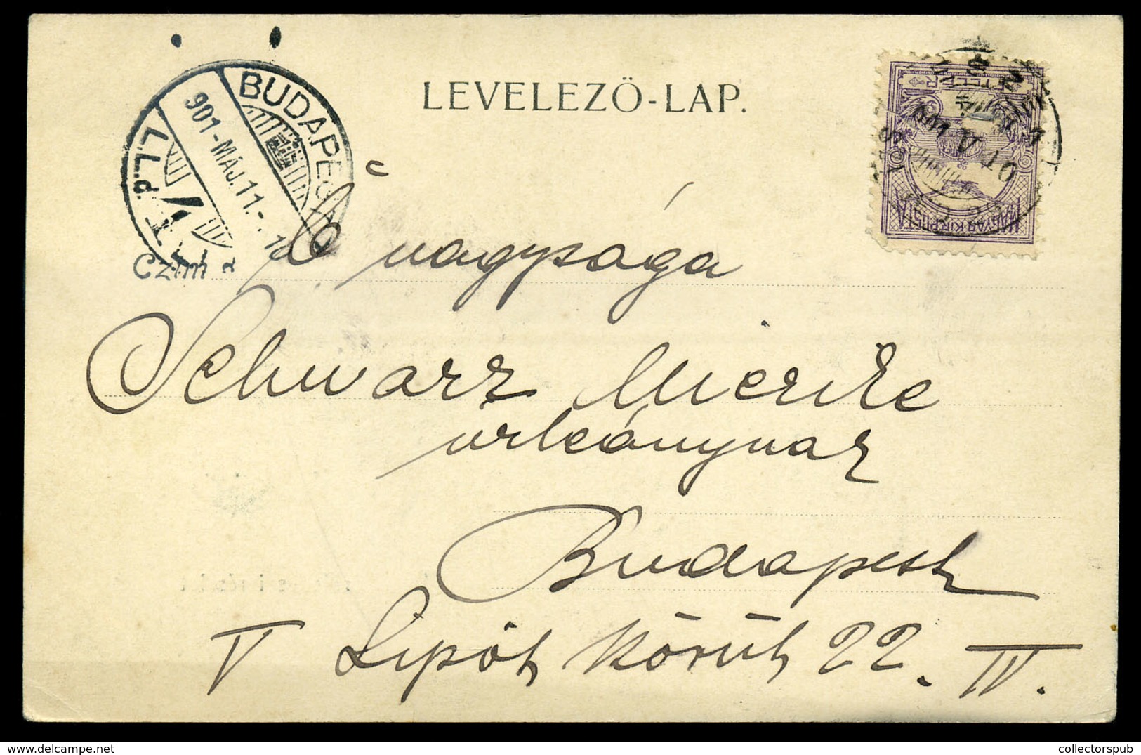 ZOMBOR 1901. Régi Képeslap  /  Vintage Pic. P.card - Ungarn