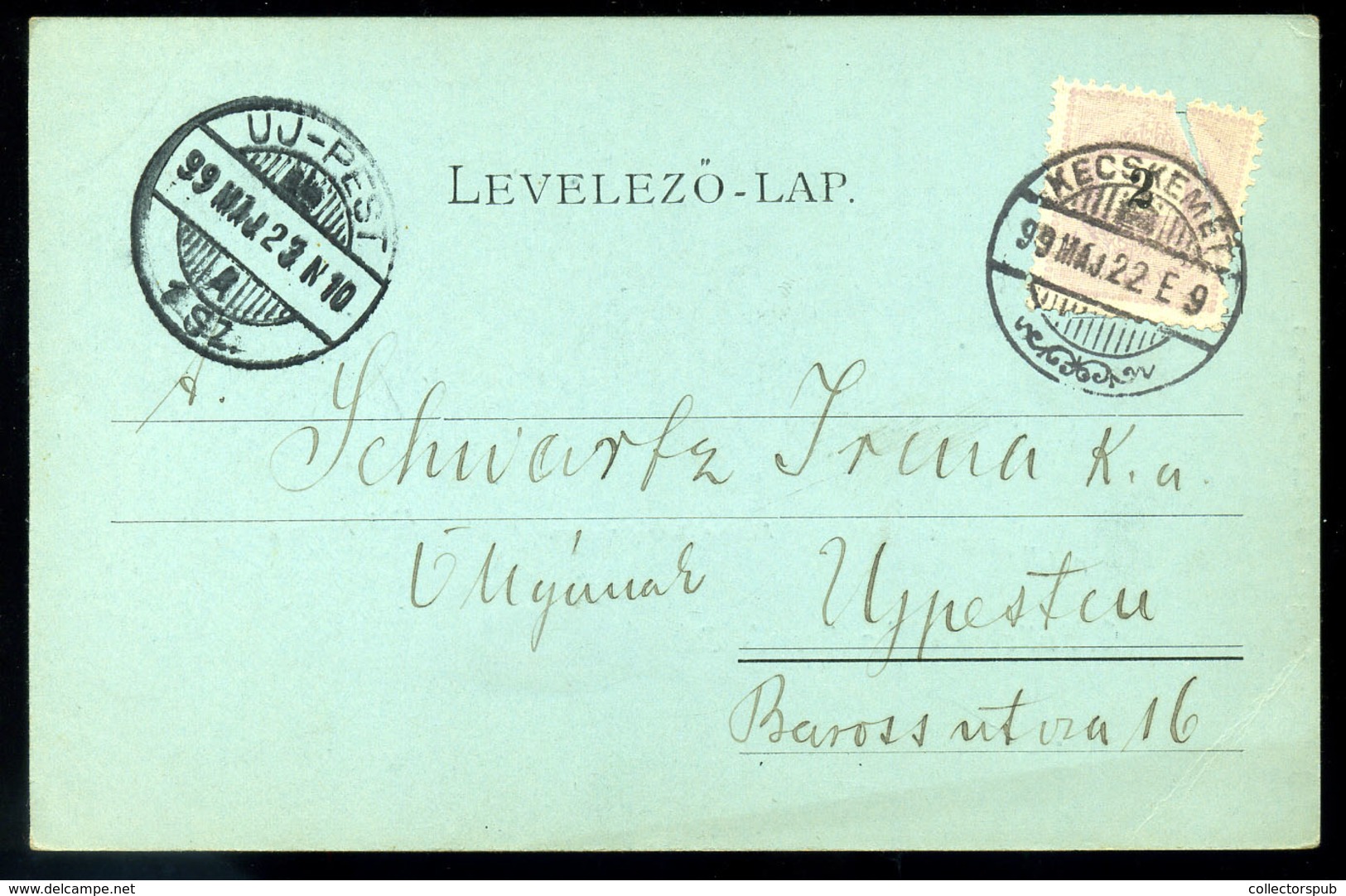 KECSKEMÉT 1899. Régi Képeslap  /  Vintage Pic. P.card - Hungría