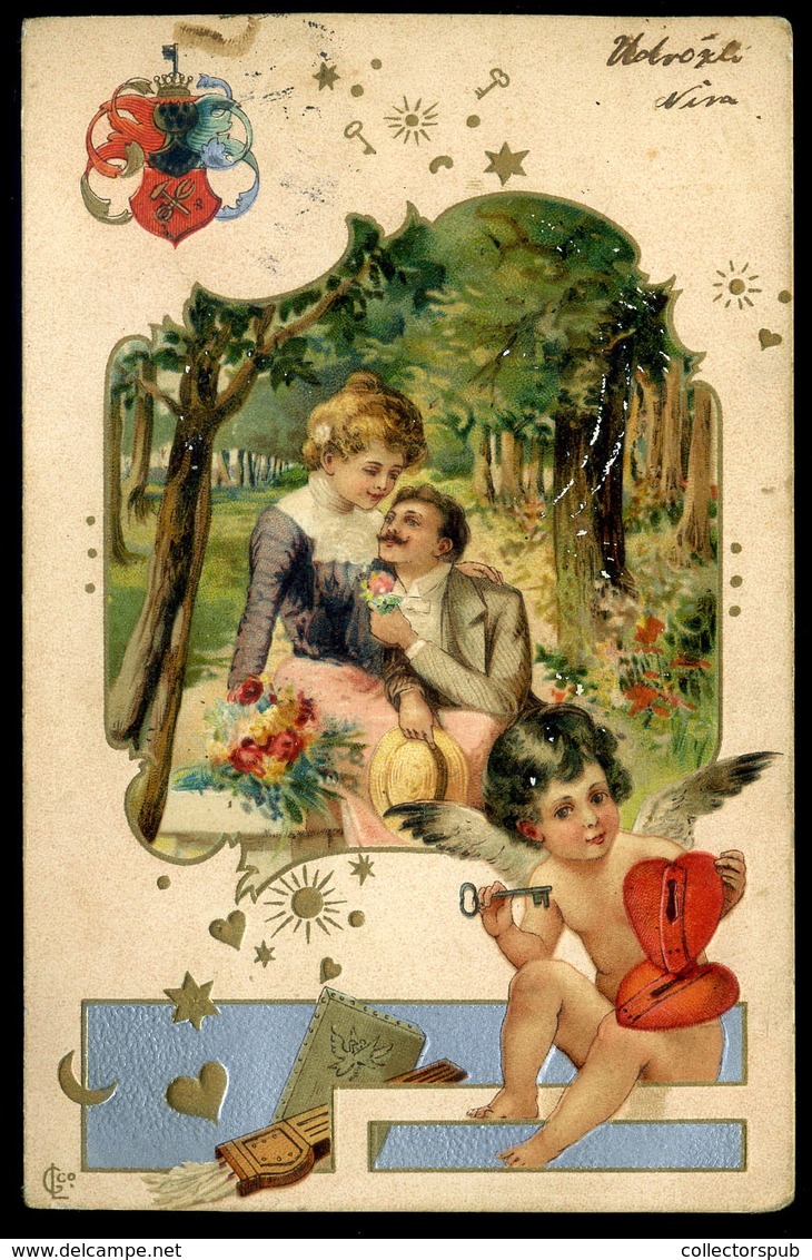 BUDAPEST 1902. Helyi Képeslap, Portózva  /  Local Vintage Pic. P.card, Postage Due - Gebraucht