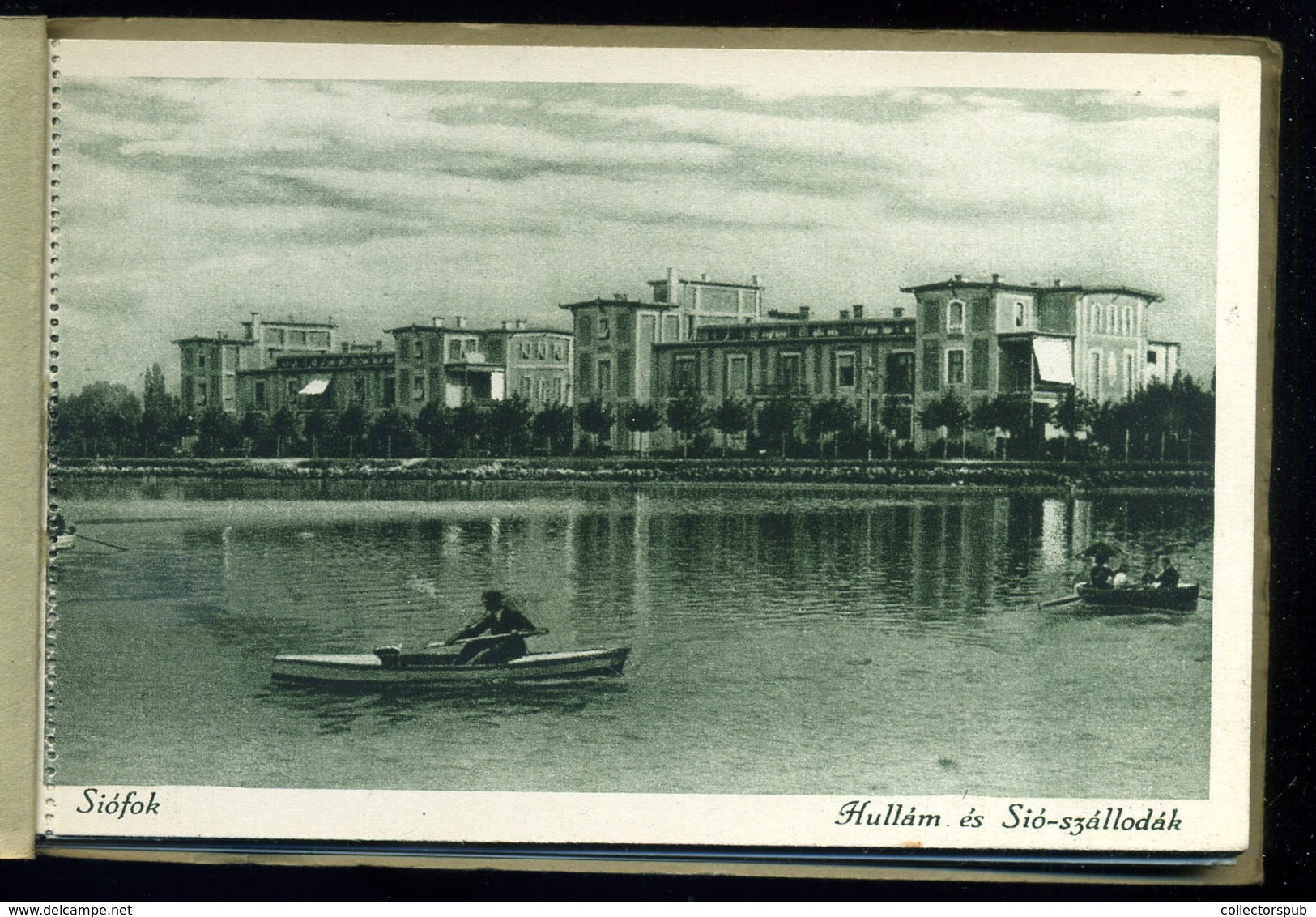 SIÓFOK 1923. Képeslap Füzet (10db)  /  Vintage Pic. P.card Book (10 Pcs) - Hungary