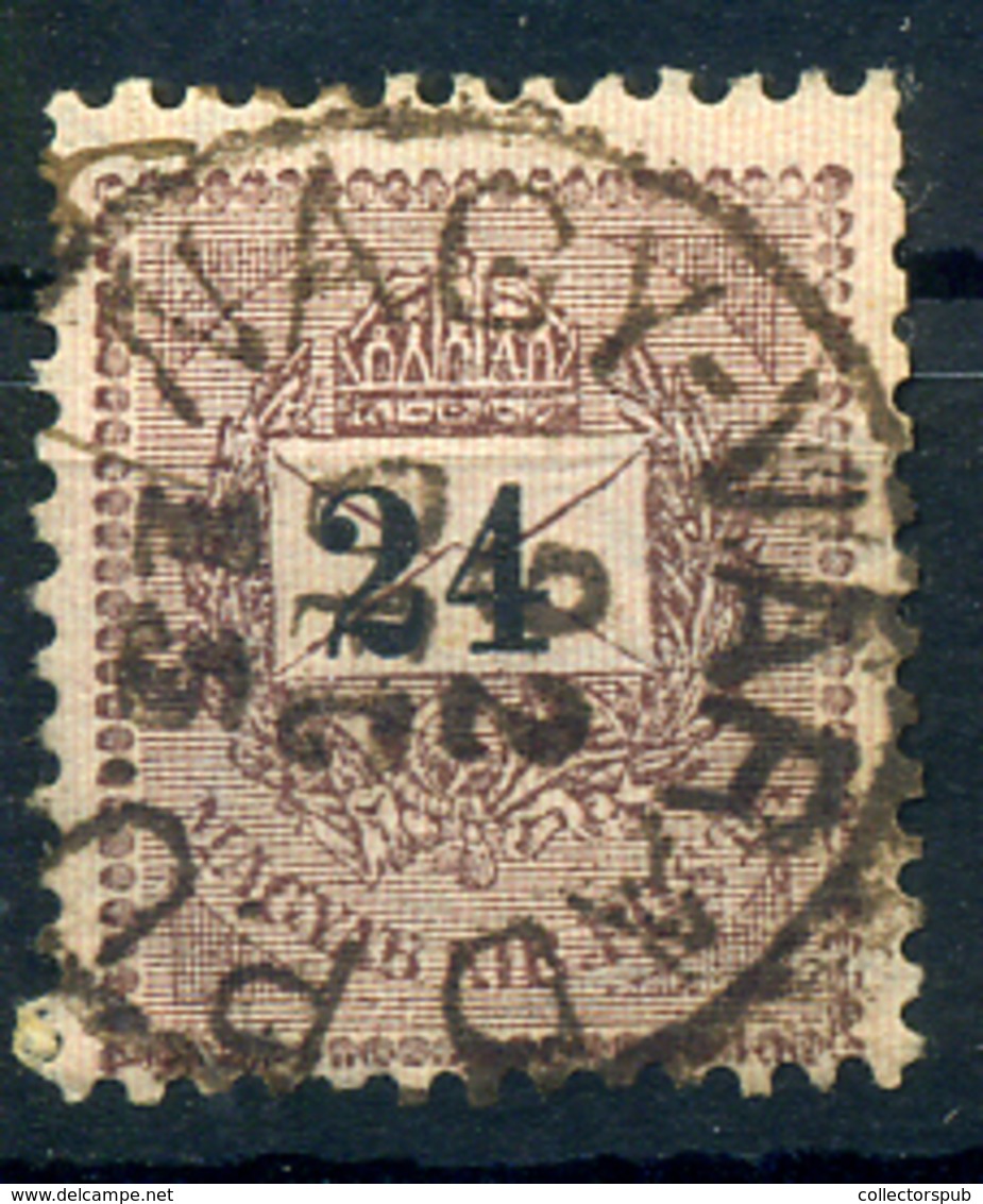 NAGYVÁRAD 24Kr  Szép Bélyegzés , Pályaudvar  /  24 Kr  Nice Pmk, Train Station - Used Stamps