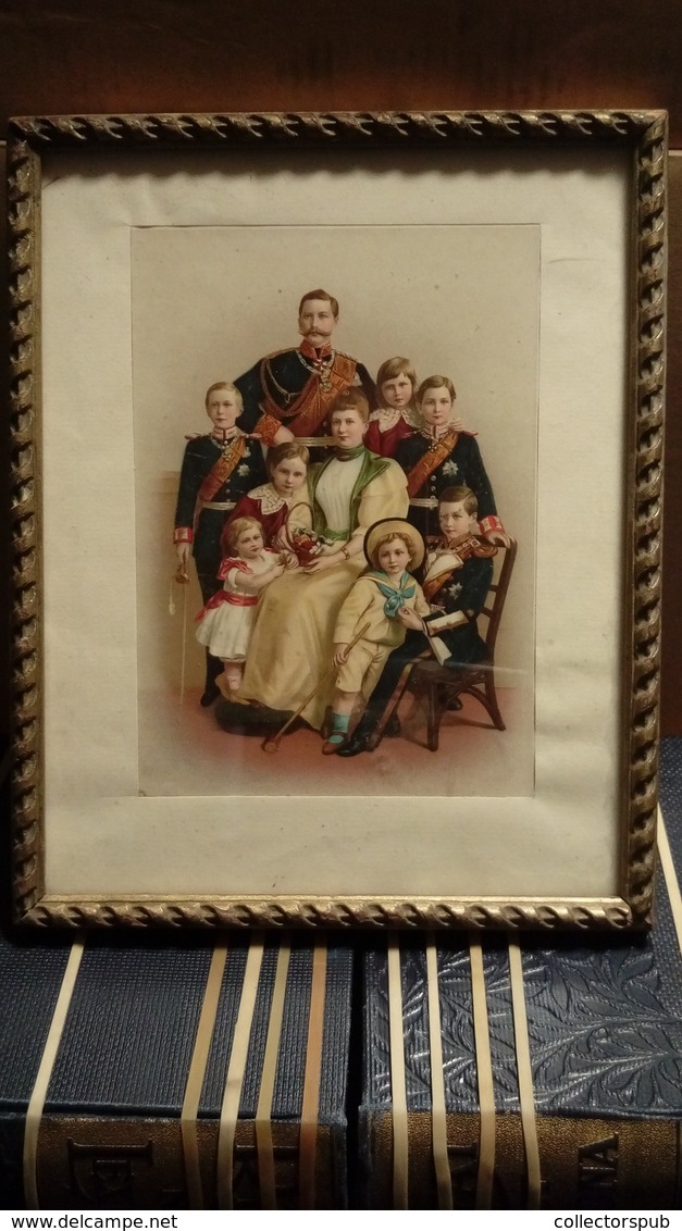 RUSSIA ROYALTY , Régi Fotó, Keretben , Képméret 17*12 Cm  /  Imperial Family Vintage Photo In Frame - Autres & Non Classés