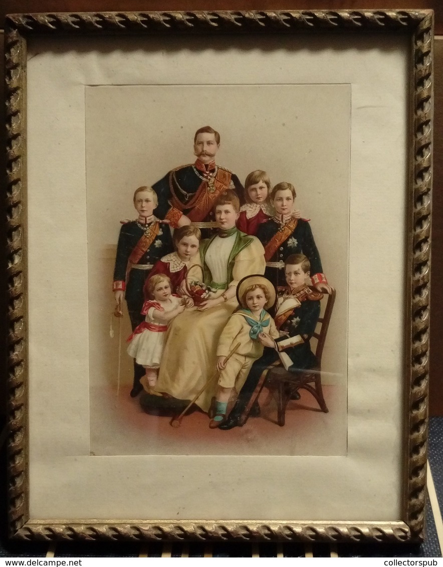RUSSIA ROYALTY , Régi Fotó, Keretben , Képméret 17*12 Cm  /  Imperial Family Vintage Photo In Frame - Other & Unclassified