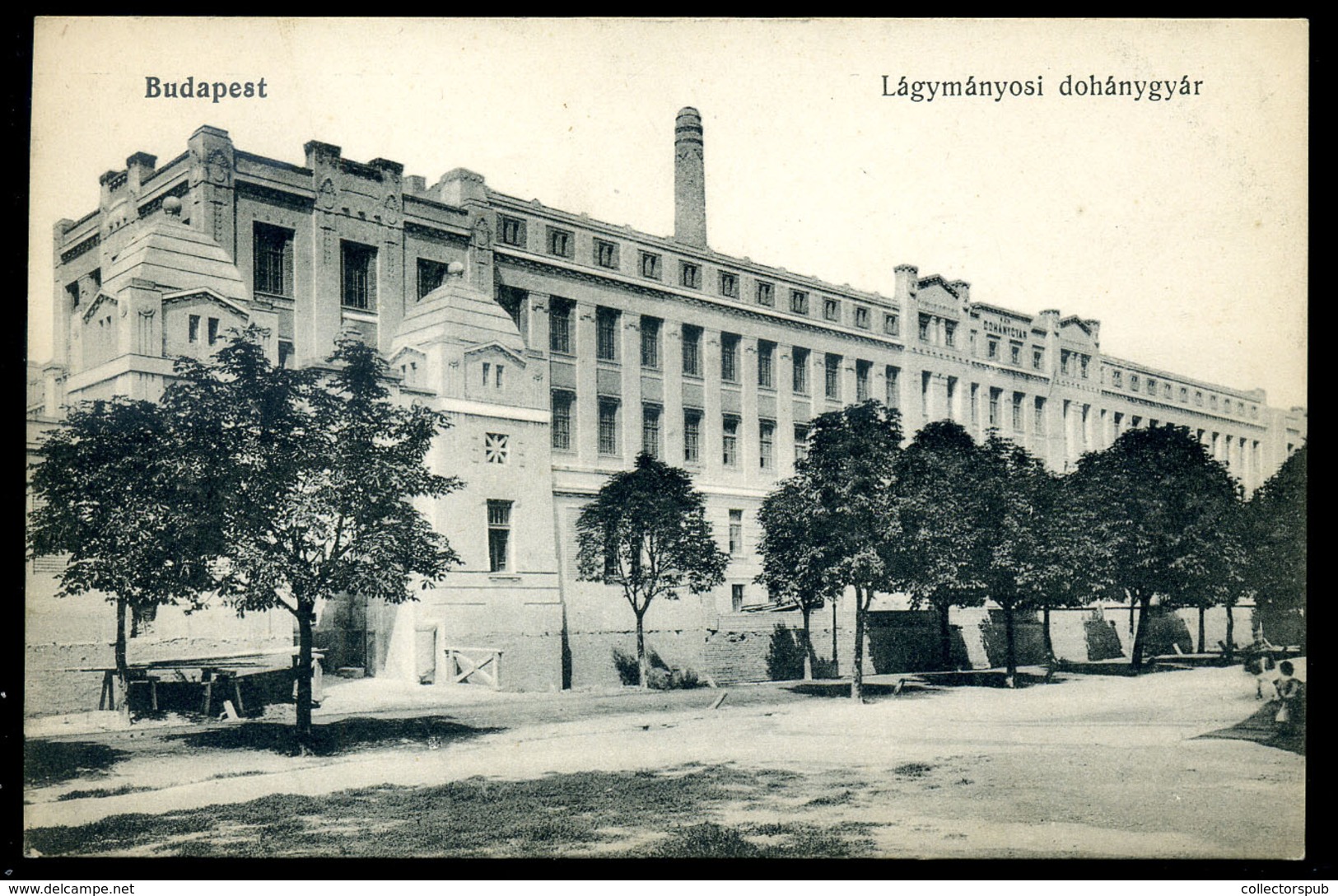 BUDAPEST 1910. Ca. Lágymányosi Dohánygyár Régi Képeslap  /  Vintage Pic. P.card, Tobacco Factory Of Lágymányos - Hungary