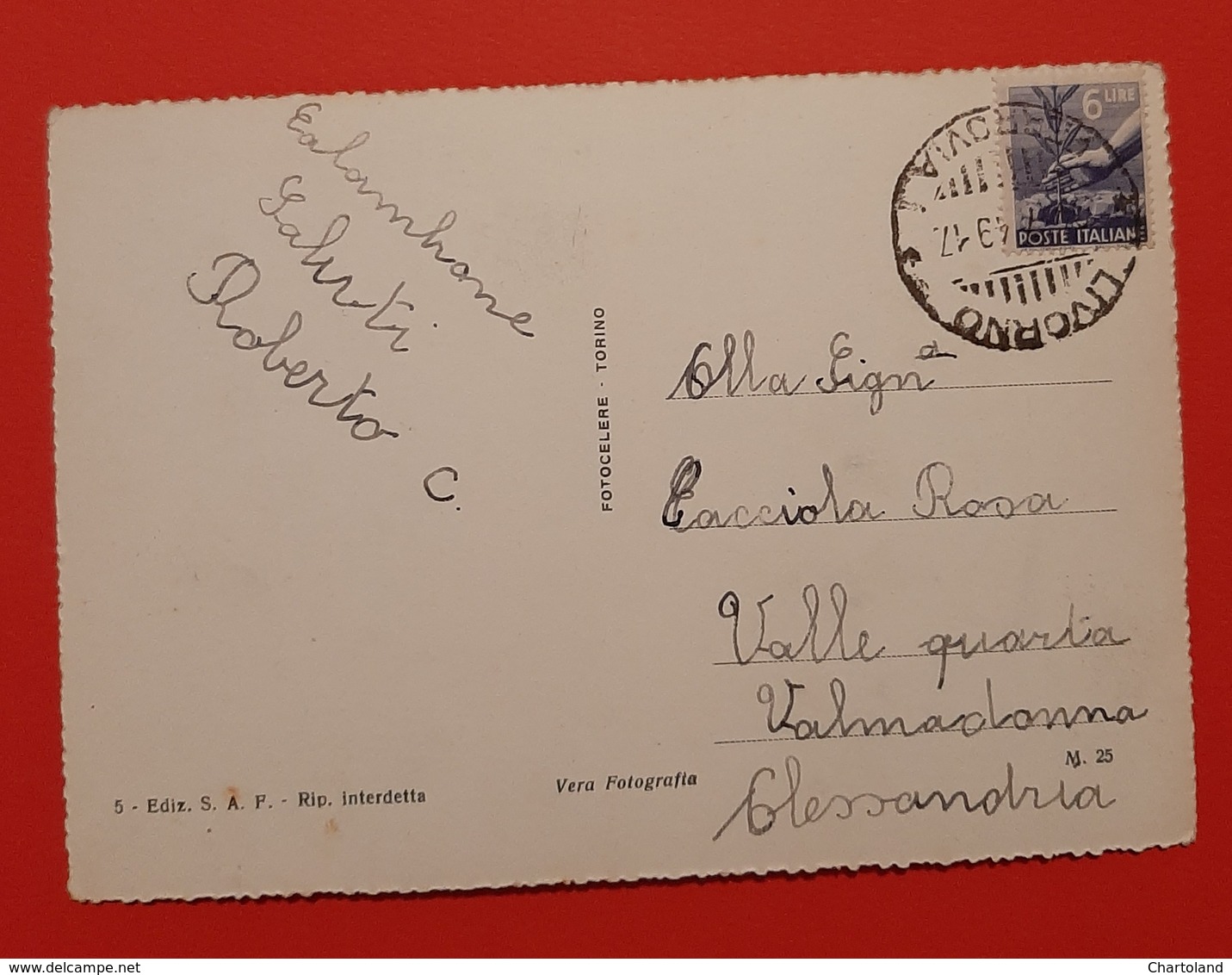 Cartolina Livorno - Il Porto - 1957 - Livorno