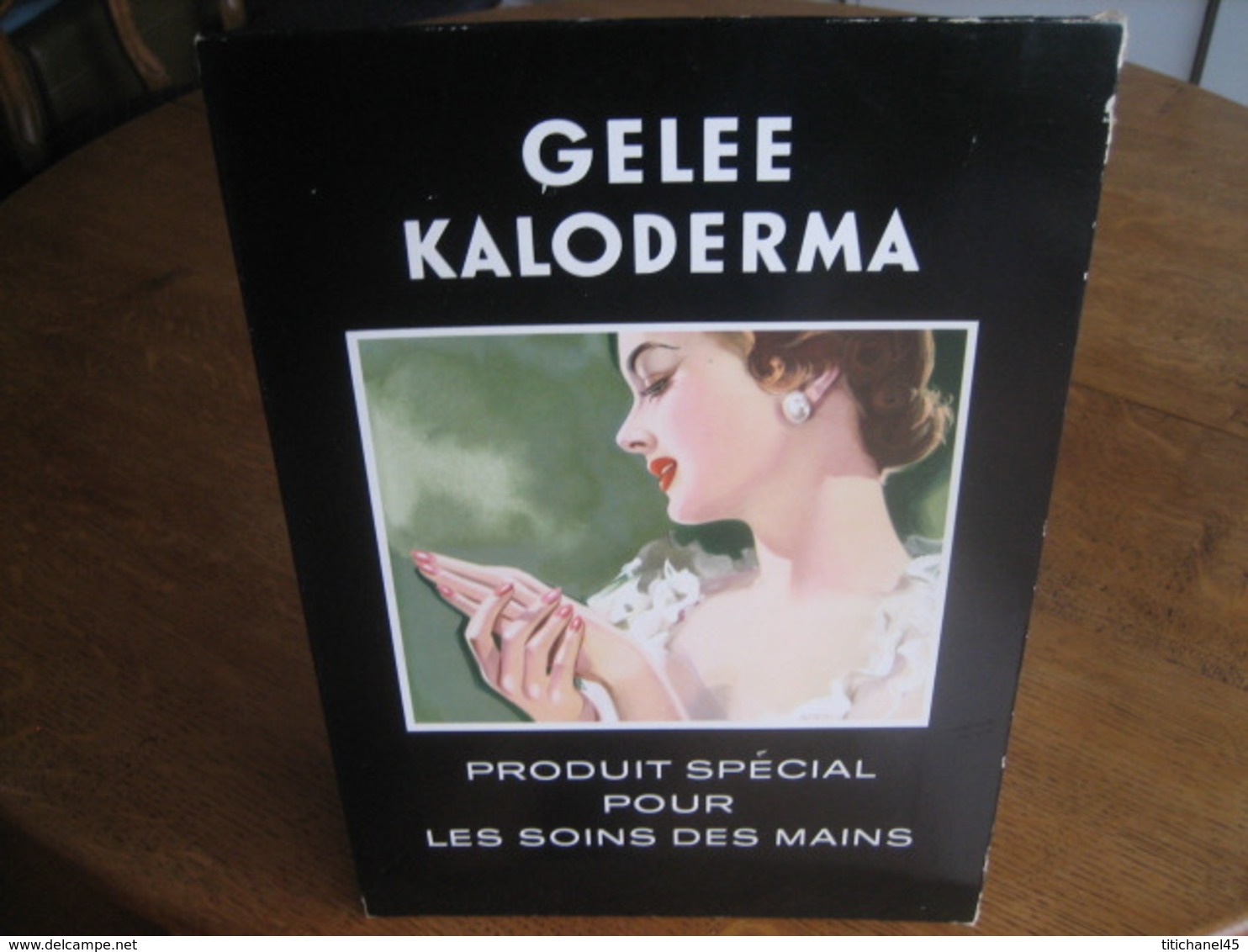 Carton Publicitaire Original Années 60 - Gelée KALODERMA - Produit Spécial Pour Les Soins Des Mains - Plaques En Carton