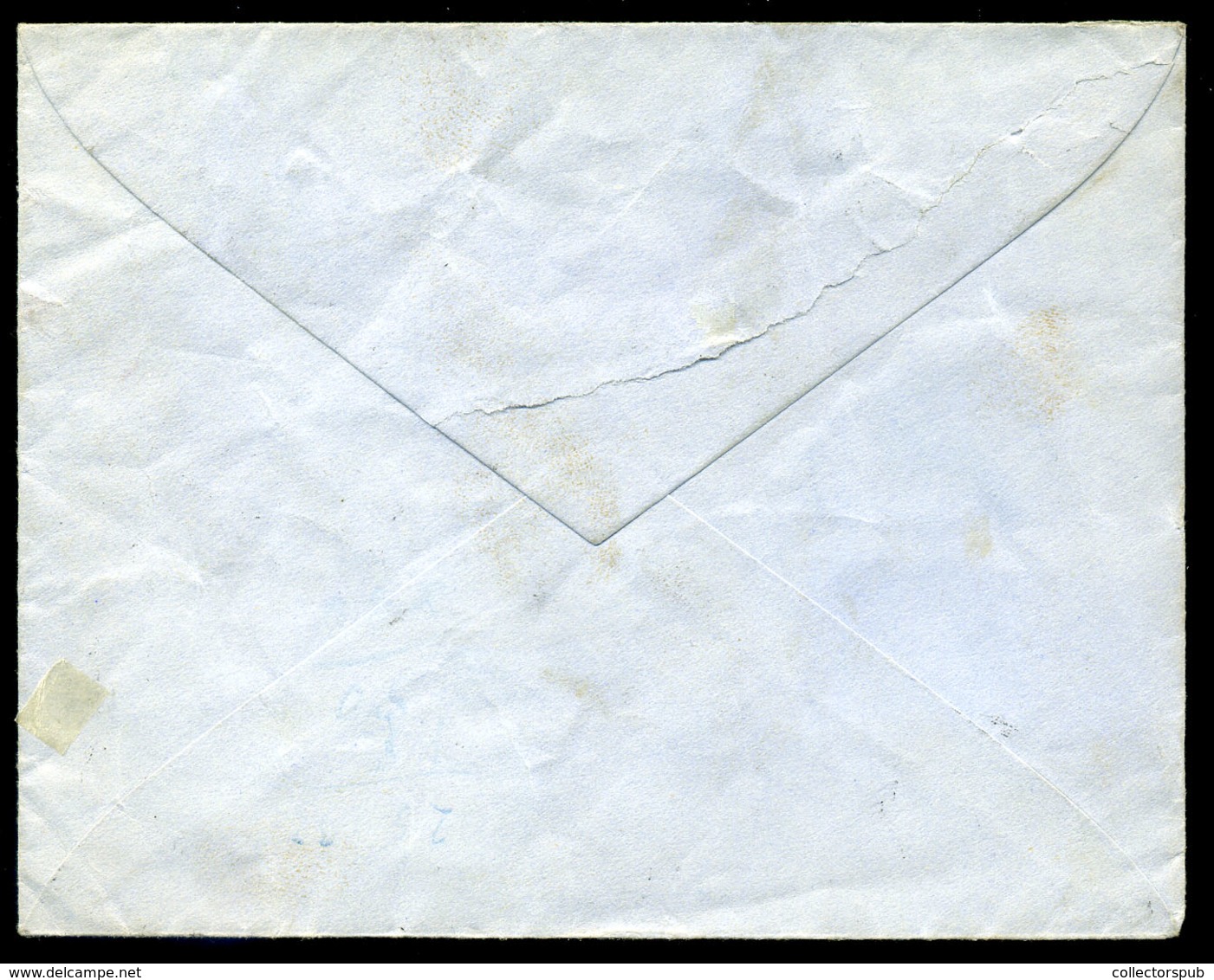1937. Dekoratív Légi Levél Angliából 80f Portózással  /   Decorative  Airmail Letter 80f Postage Due - Covers & Documents