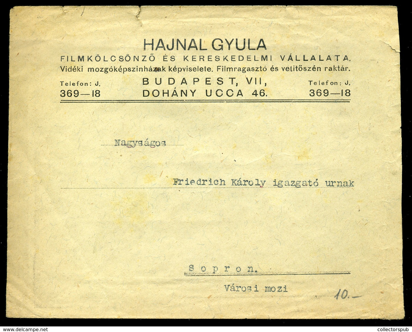 BUDAPEST 1932. Levél Sopronba Küldve, Arcképek 20-as Tömbbel Bérmentesítve  /  Letter To Sopron Portraits Block Of 20 Fr - Briefe U. Dokumente