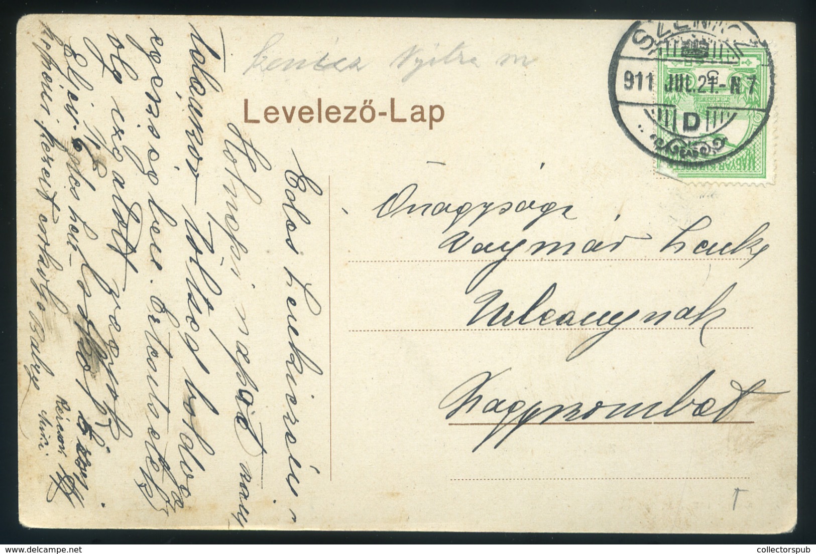 SZENIC 1911. Régi Képeslap / Vintage Pic. P.card - Hungary