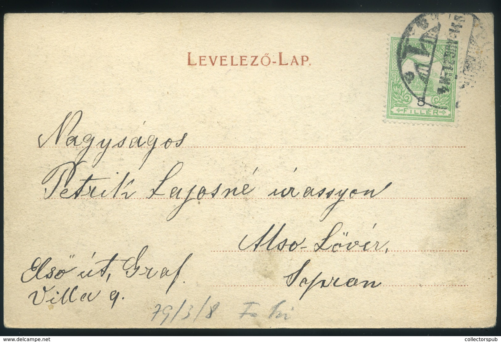 POZSONY 1911. Régi Képeslap / Vintage Pic. P.card - Hungary